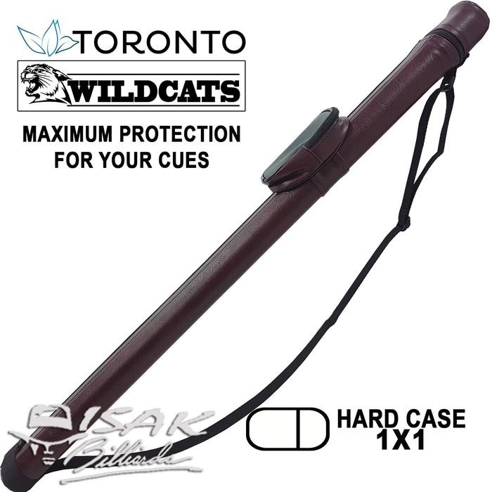 Toronto Wildcats 1x1 Case 115 - Tas Stick Hard Cue Billiard Biliar