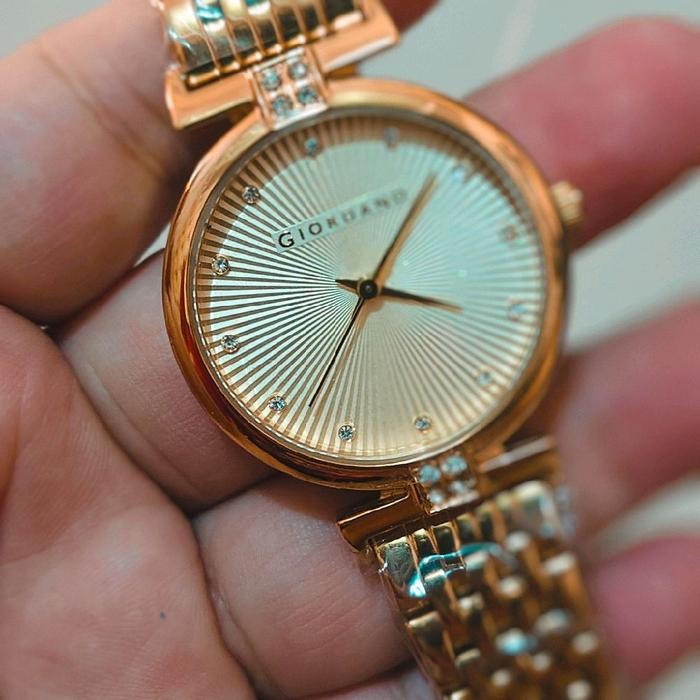 ORIGINAL GIORDANO ROSE GOLD JAM TANGAN BEKAS SECOND SEKEN PRELOVED ORIGINAL ORI BRANDED MURAH CUCI G