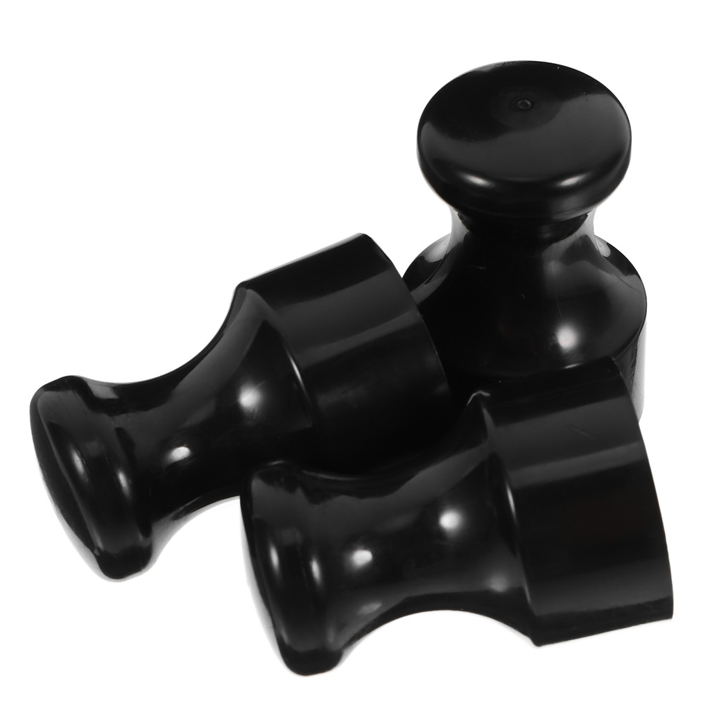 3 Pcs Round Seal Composite Material Stamp Handle Ink Pads Stamping Clay Concrete Letter Scrapbook Di