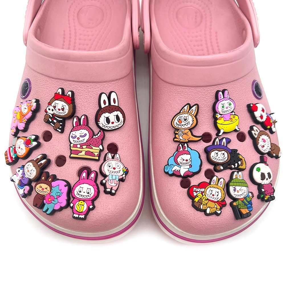 Pin Charm Aksesoris Hiasan Sandal Baim Pin Kancing Sendal Kodok Bahan Pvc