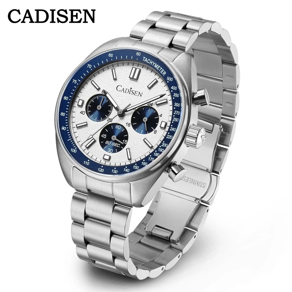 CADISEN 2024 New Men Watches Quartz Business Watches Japan VD53 Mens Clock Top Brand Luxury Watch Me