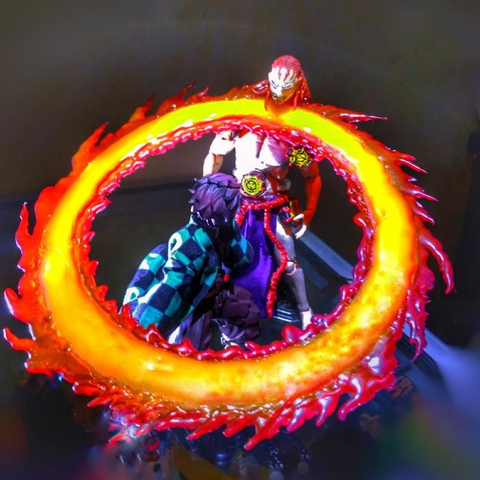 Effect Diorama Figure Hinokami kagura Kasha (roda api)