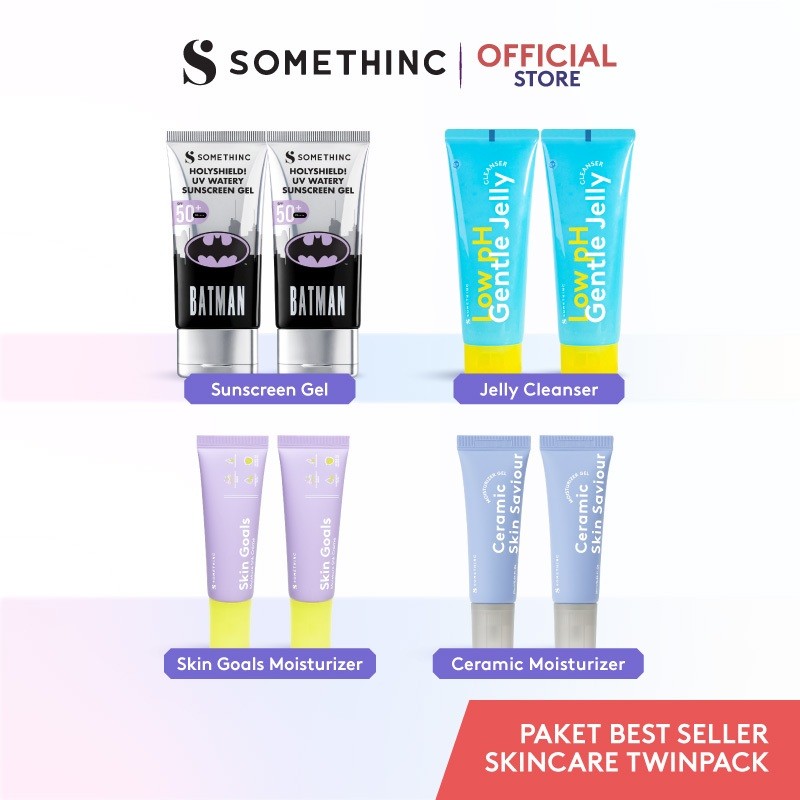 karrinustore - SOMETHINC [TWINPACK HEMAT] Best Seller Product Twin Pack Kit - Holyshield Sunscreen G