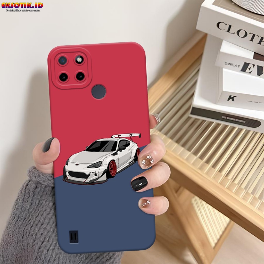 Case REALME C21Y C25Y-  Casing REALME C21Y C25Y - Case CAR - Skin Handphone - Silikon REALME C21Y C2