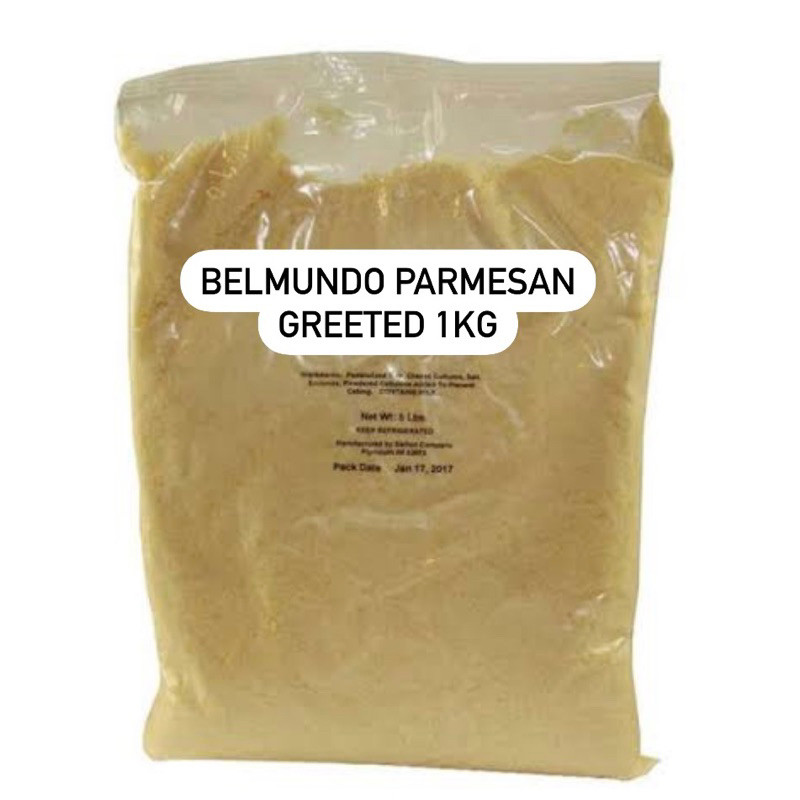 Keju Parmesan Bubuk Belmundo kemasan 1kg Keju Parmesan belmundo kemasan 1kg