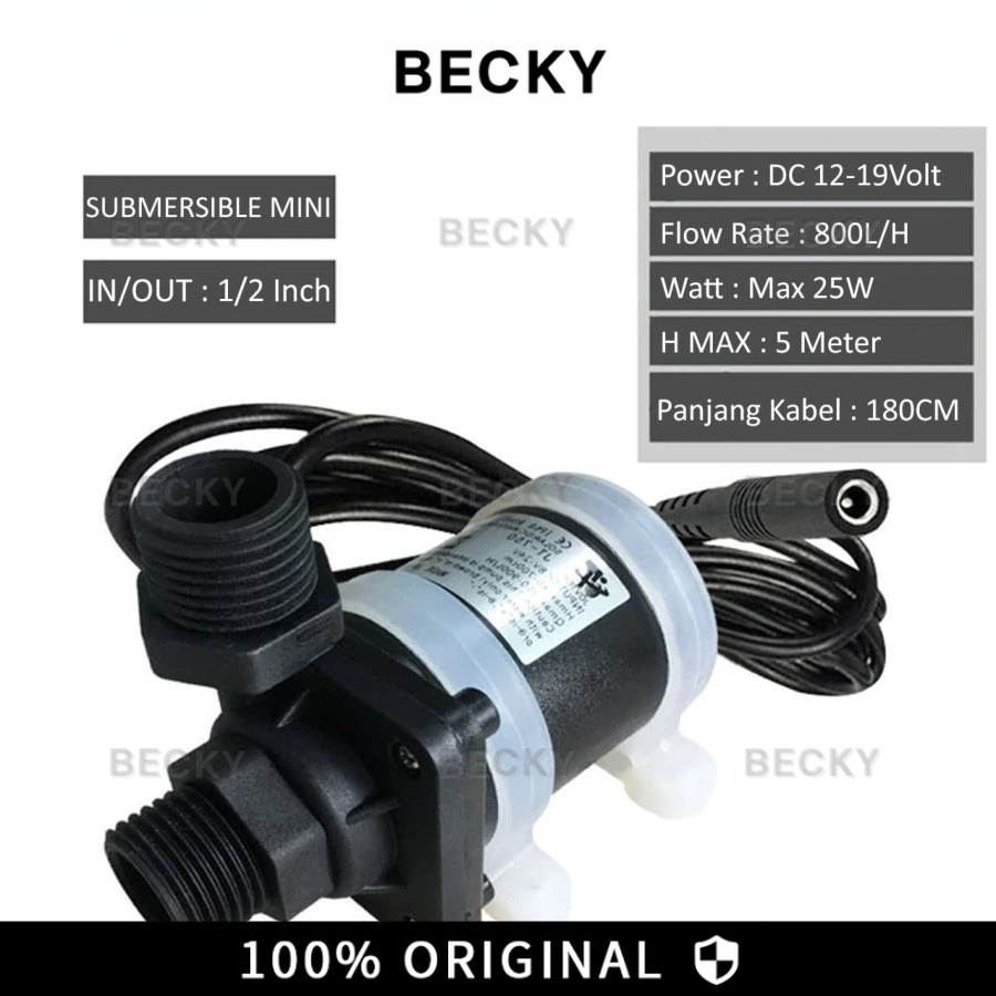 BECKY Pompa Air DC Serbaguna untuk Pendorong Ke Mesin Cuci dan Shower