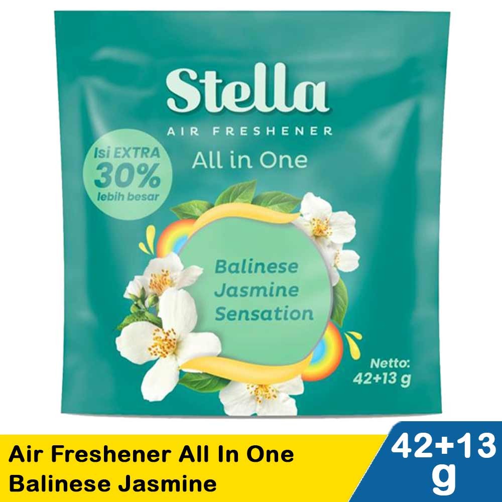 STELLA AIR FRESHENER ALL IN ONE BALINESE JASMIN 42+13g