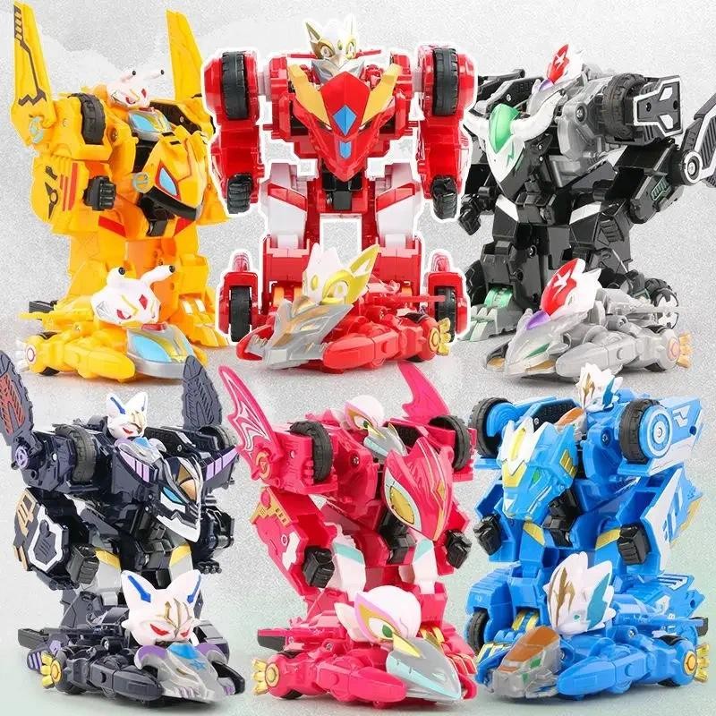 Monkart Transformation Robot Mon-a Pixie Vasper MEECARDS Bitroid Zero Draka Rarrken Leo Megaroid Act