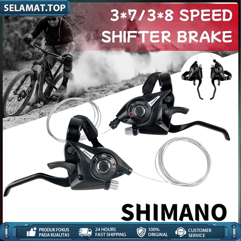 SHIMANO Shifter EF51 3x7 8 Operan Gigi Sepeda Gunung Seli Minion MTB/SHIMANO Shifter EF51 3x7 8 Oper