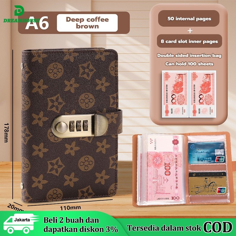 Dompet Disiplin Keuangan / Dompet Kas Keuangan Tabungan / Dompet Pengatur Bulanan