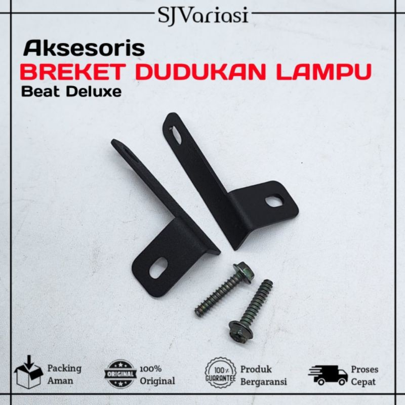 COD Breket Foglamp Beat Deluxe | Bracket Breket Dudukan Lampu Tembak D2 Laser Beat Deluxe Beat New B