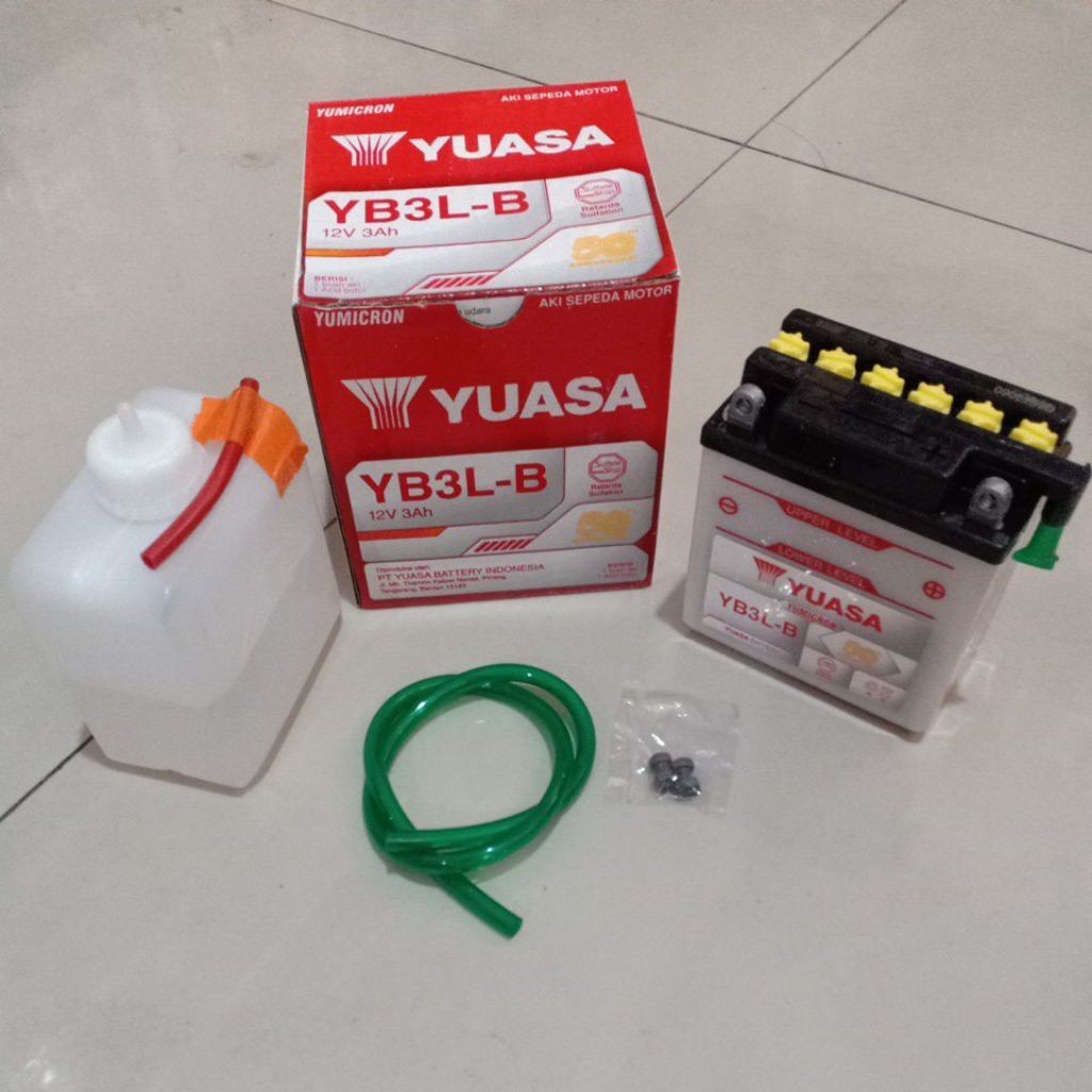 Accu Basah Yuasa YB3L-B 12V 3Ah