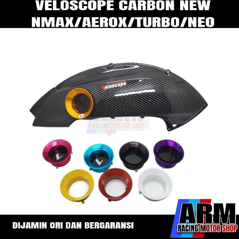 SG47YT [COD] VELOSCOPE CARBON VIRUS NEW NMAX 2020-2023 DAN NEW AEROX 2021-2023 CONNECTED AEROX ALPHA