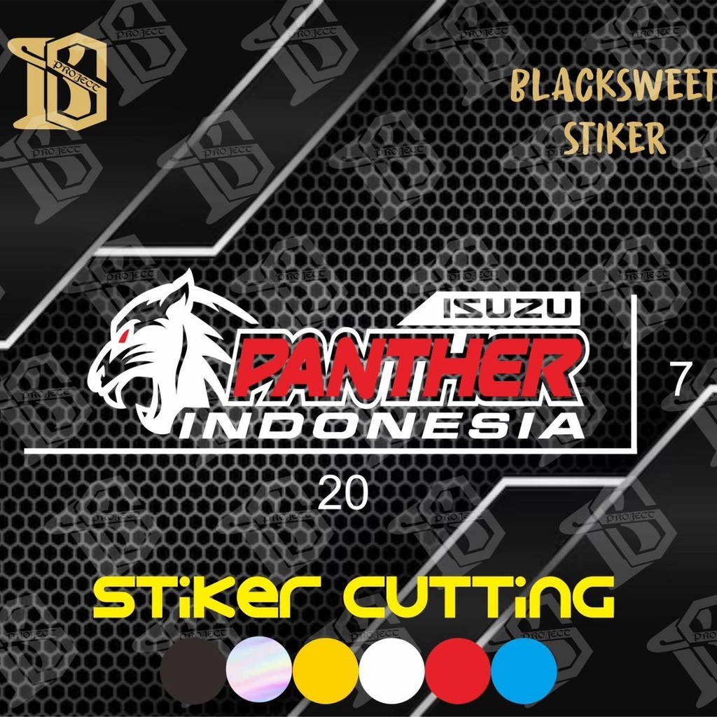 Stiker panther indonesia | stiker komunitas panther | stiker cutting