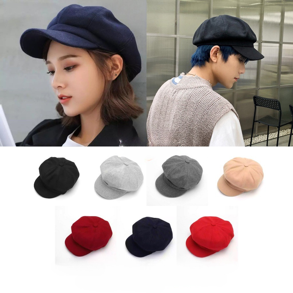 TOPI PRIA WANITA NEWSBOY CAP APOLO POLOS DEWASA MODEL TERBARU TERKINI UNISEX IMPORT PREMIUM TERMURAH