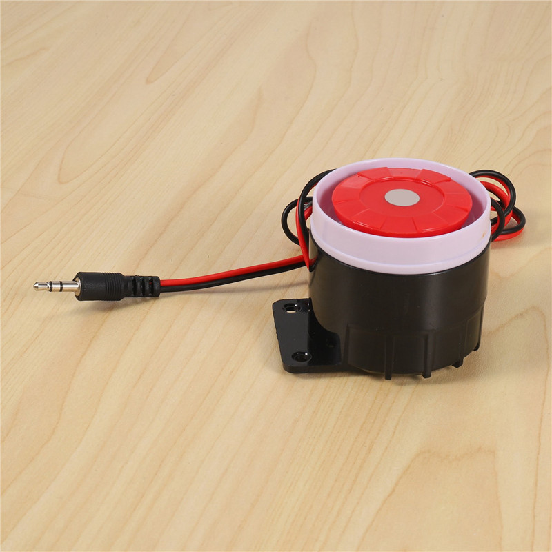 ABAN 4X Wired Mini Siren For Home Security Alarm System Horn Siren 120DB 12V