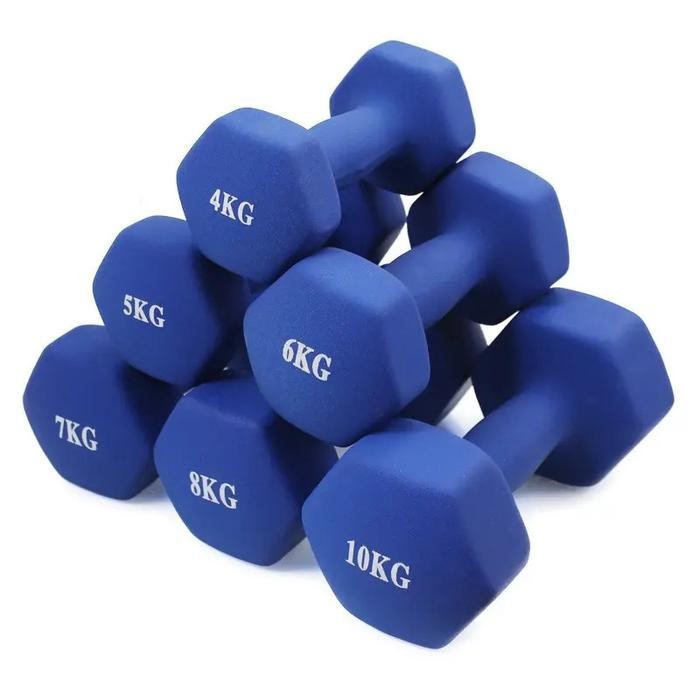 promo Dumbell 1 kg 2kg 3 kg 4kg 5 kg neoprene / Barbel Mini 1 kg Bahan Neoprene cewek atau cowok Ala