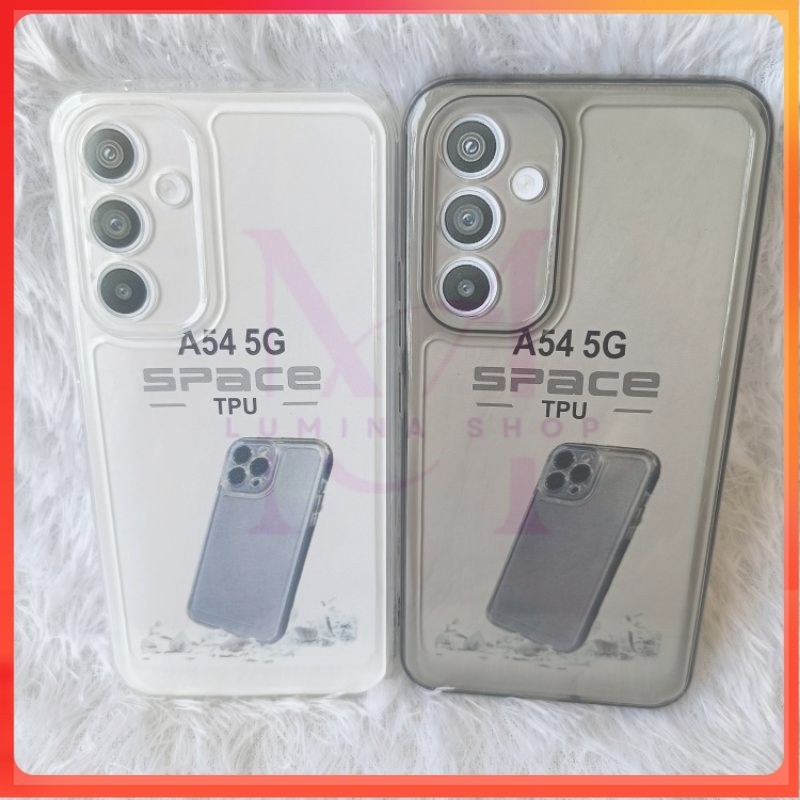 PROMO+COD Softcase Casing Clear Space Samsung A54 Slikon transparan dan pelindung belakang hp+camera