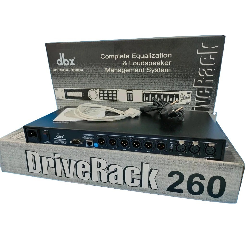 DLMS DBX 260+ SPEAKER MANAGEMENT 3 IN 6 OUT 260 WARNA SILVER 260 +