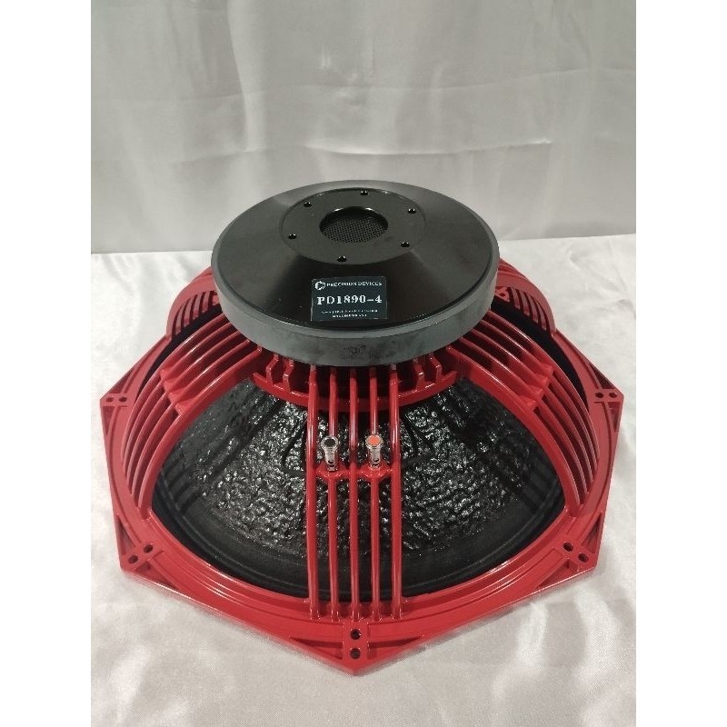 SPEAKER KOMPONEN PD1890 PD 1890 18 INCH MERAH Subwoofer