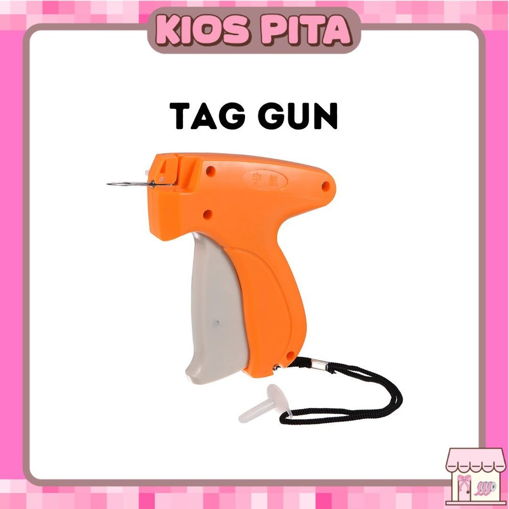 Tag Gun Tag Pin Tembakan Label Baju/Laundry/Kaos Kaki/Pakaian
