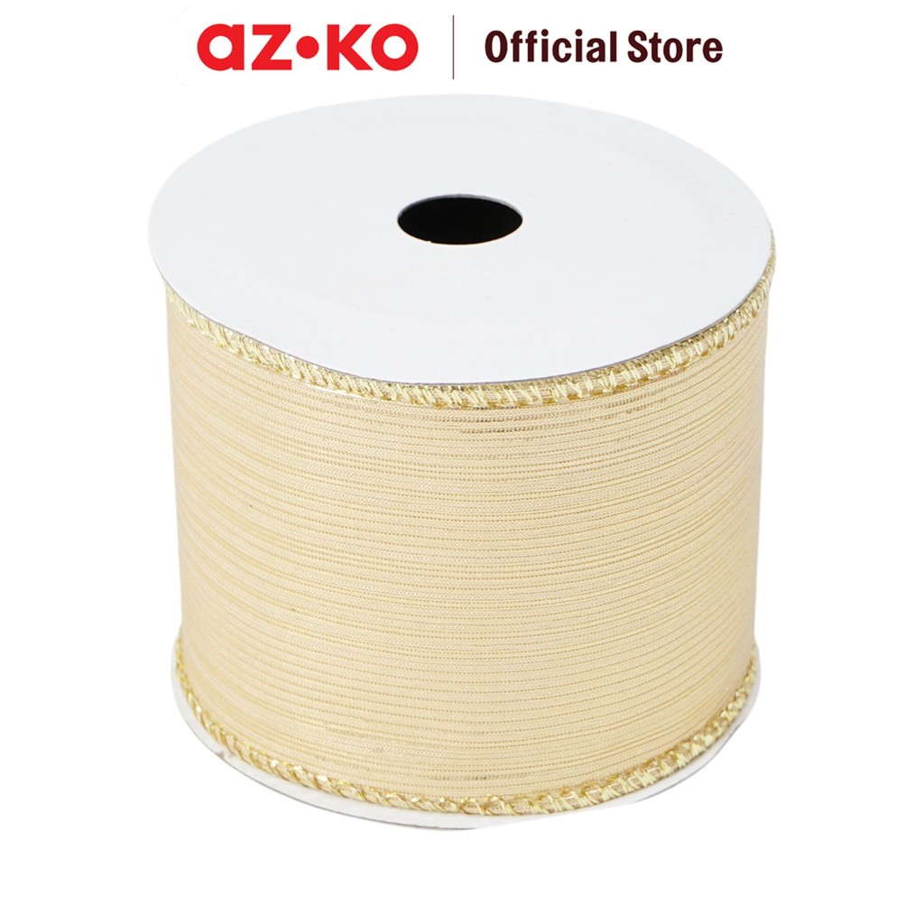 AZKO Noelle 900 cm Pita Dekorasi Natal Chirstmas Line - Gold Hiasan Natal Pernak Pernik Natal Orname