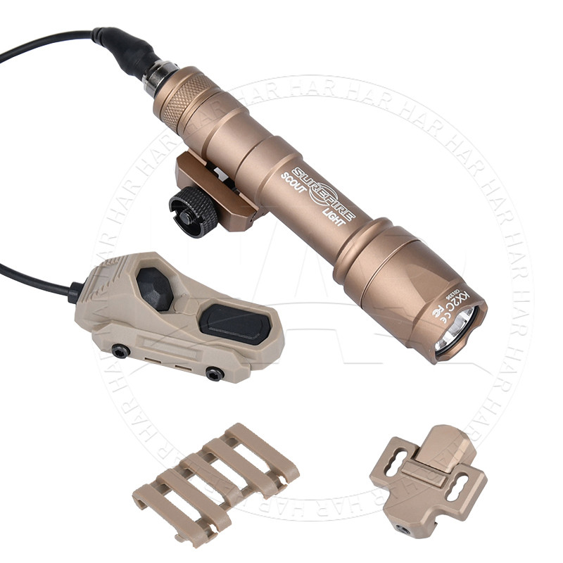 WADSN  Surefir M600C M600 M300 M300A Flashlight Fit Mlok Keymod SMR Rail Base   FlashlightMount
