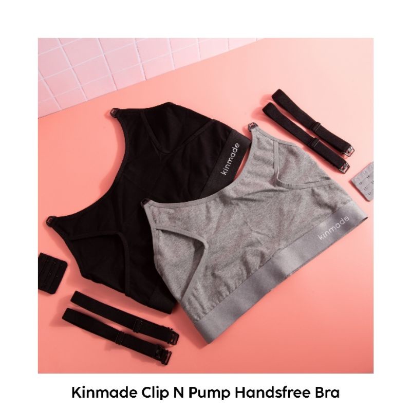 Kinmade Clip n Pump Handsfree Bra / BH Pompa ASI / Bra Menyusui