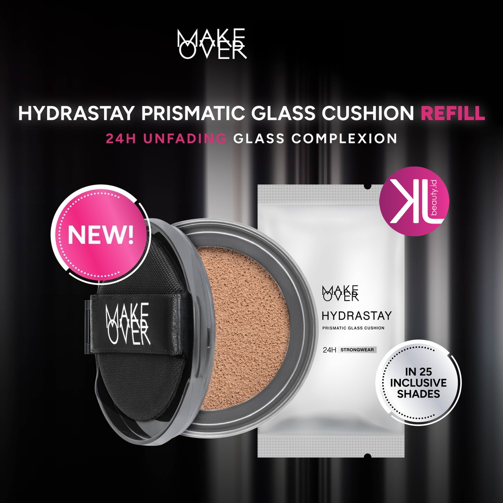 MAKE OVER REFILL Hydrastay Prismatic Glass Cushion