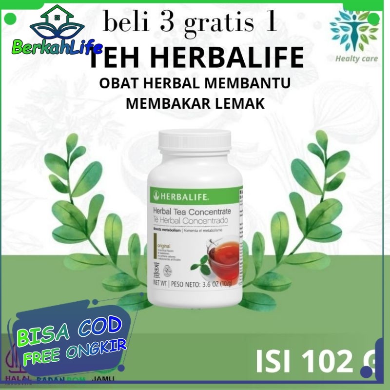herbalife original 100%paket langsing cepat TEH HERBALIFE CONCENTRA PELANGSING BADAN TEH PELANGSING 