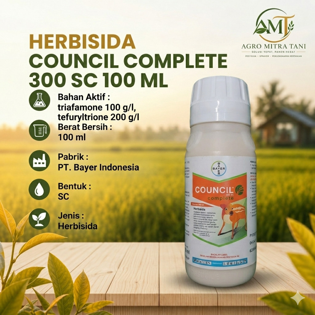 HERBISIDA COUNCIL COMPLETE 300 SC 100 ML