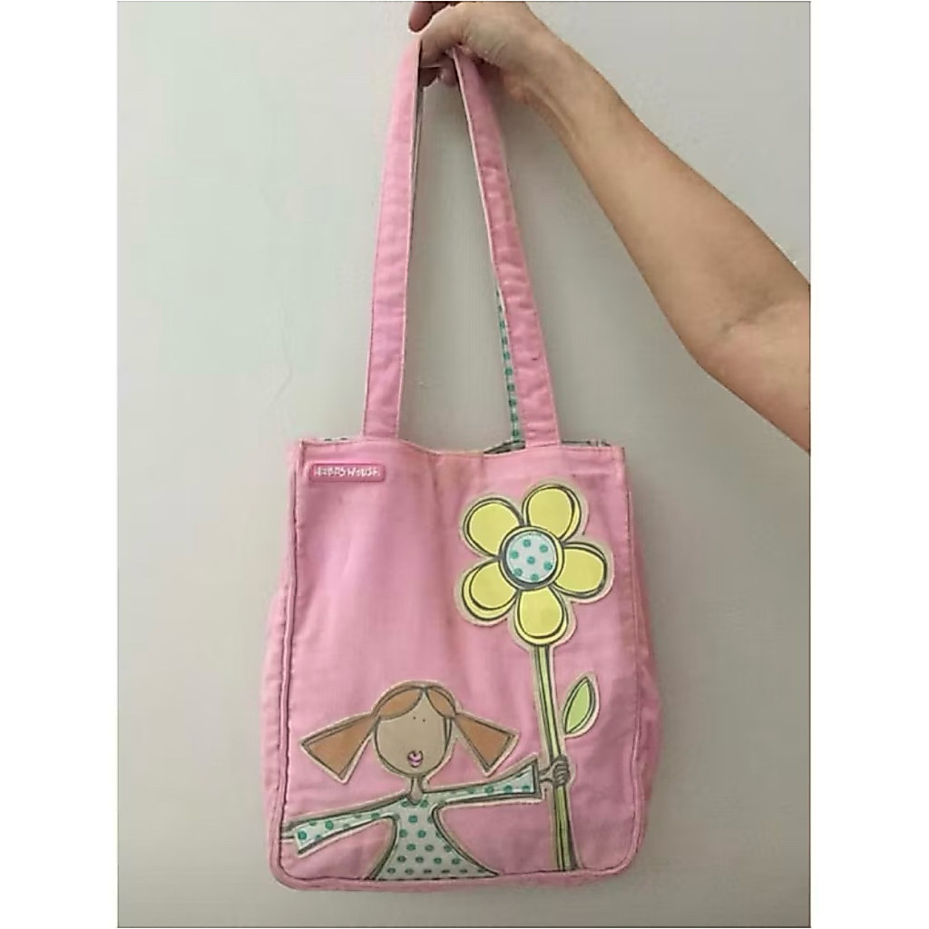 Happy house pink girl bag size large