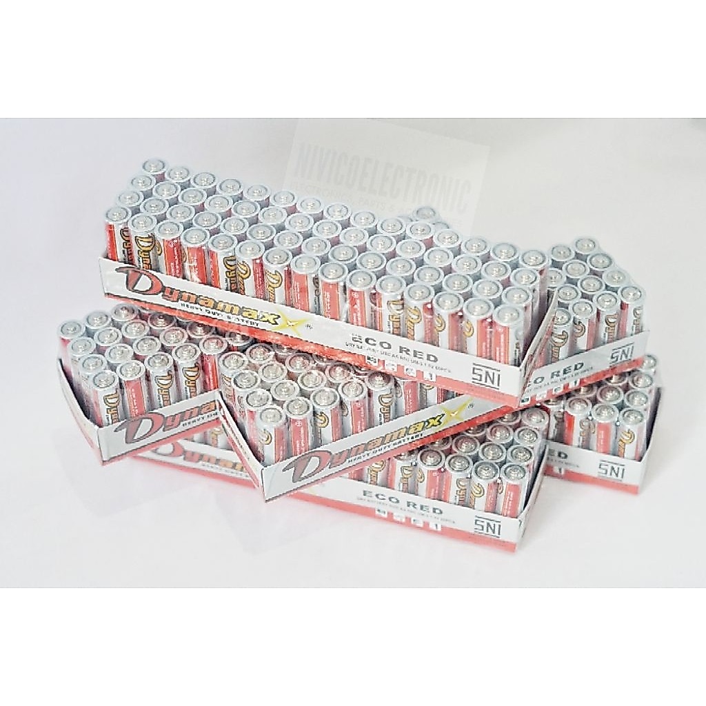 BATERAI DYNAMAX AA A2 RED MERAH R6C 1.5V HEAVY DUTY BATTERY ISI 60 PCS