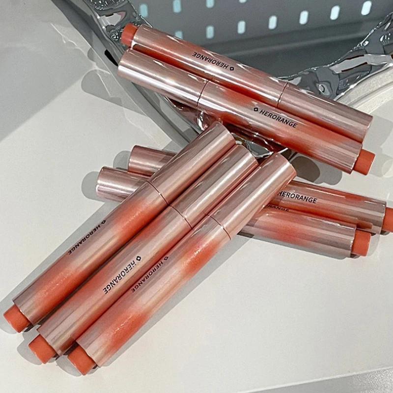 HERORANGE Jelly Lipstick Pelembab Lip Tint Water Gloss Bening Tidak Lengket Lip Gloss Makeup Korea