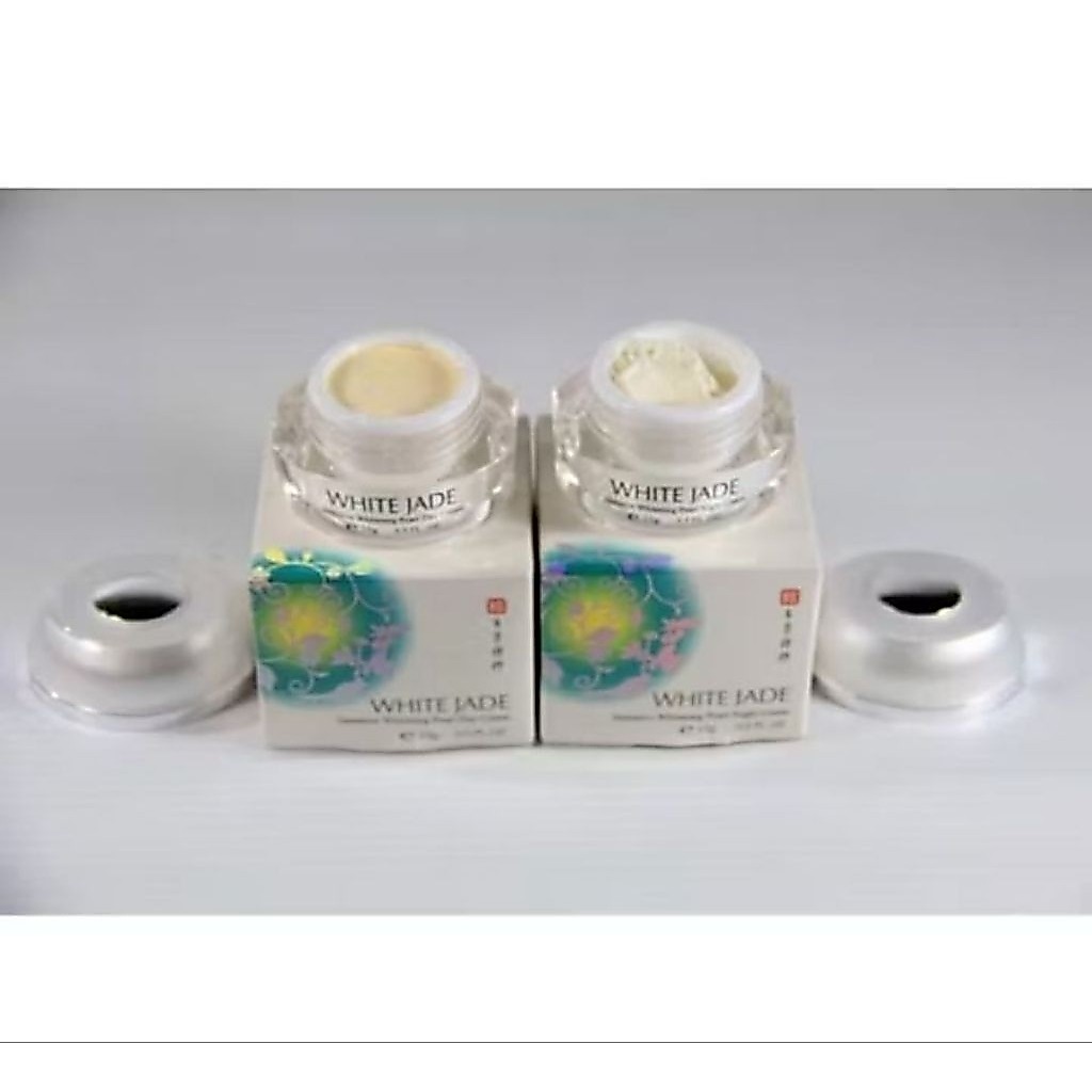 CREAM white Jade pagi dan Malam