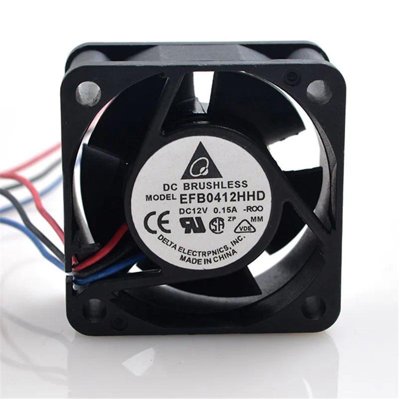 For Delta EFB0412HHD DC 12V 0.15A 8200RPM 4cm 4020 40x40x20mm Double Ball Bearing Cooling Fan