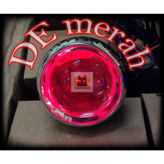 Vahid MT24 Gen 2 Original FOGLAMP Cut Off  DE projektor lampu tembak 10 watt - Merah, Standar