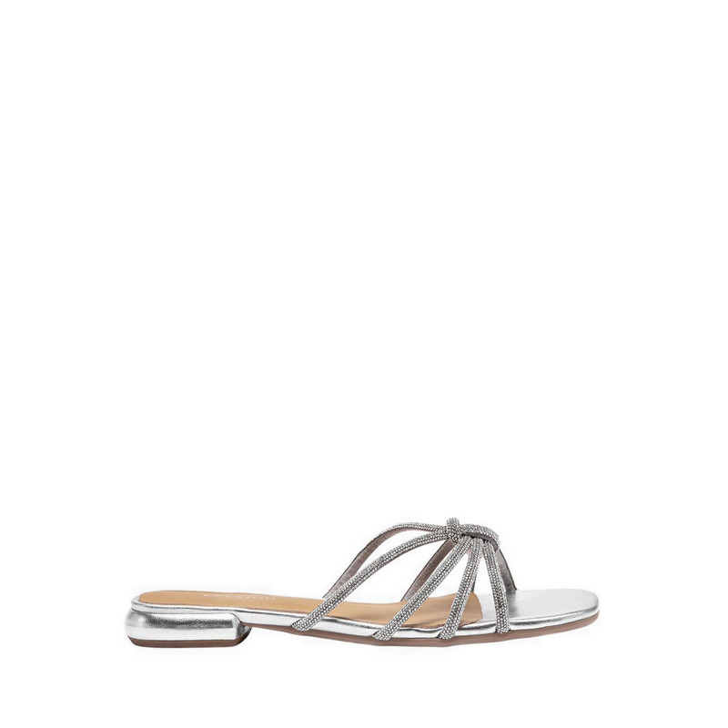 Pazzion Women's A19-1 Sandal - Silver