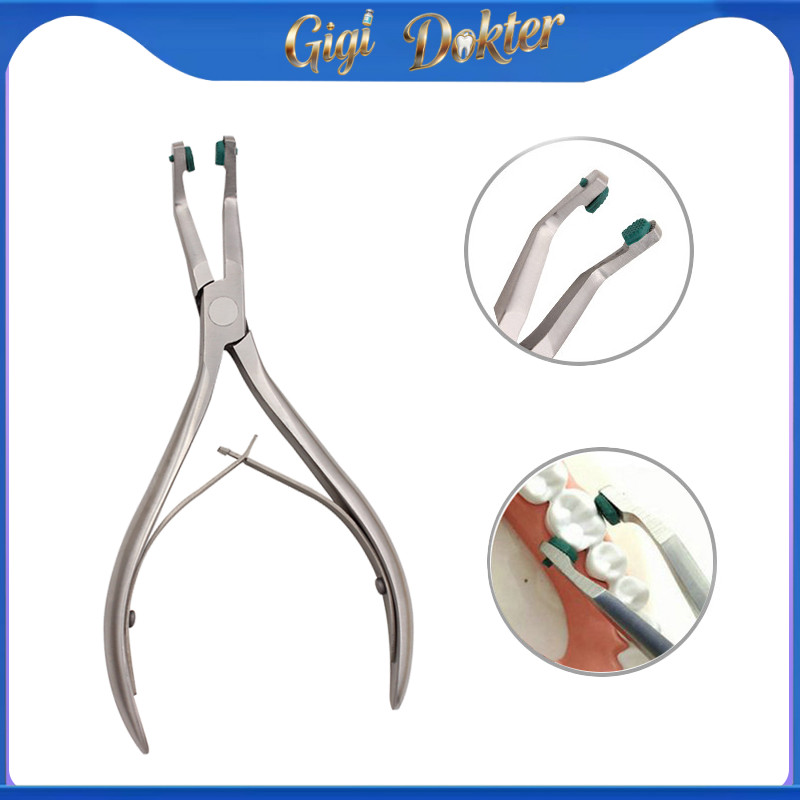 Dental Crown Remover Crown Retractor Alat Lepas Crown Alat Lepas Gigi Palsu Veneer Bridge Remover Ta