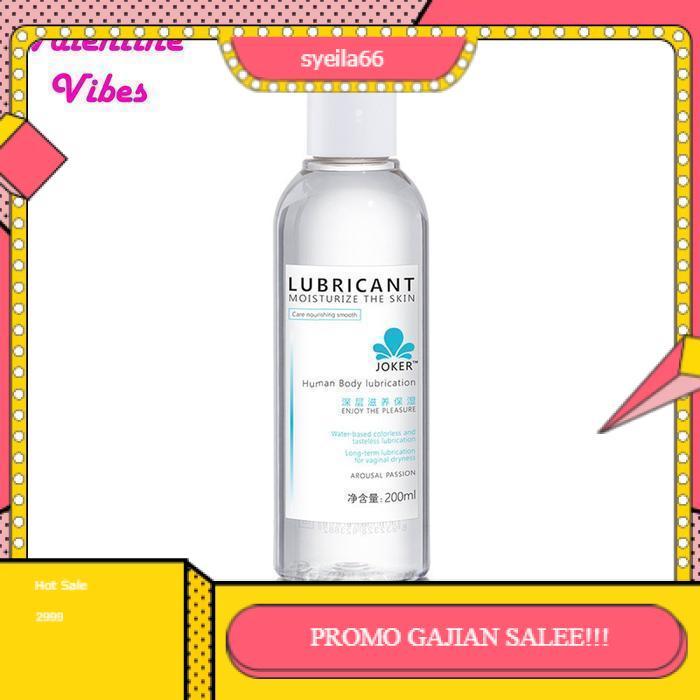 PROMO SALE LUBRICANT JOKER WATER BASED ORIGINAL 200ml - BLUE Dikemas Rahasia * DW *