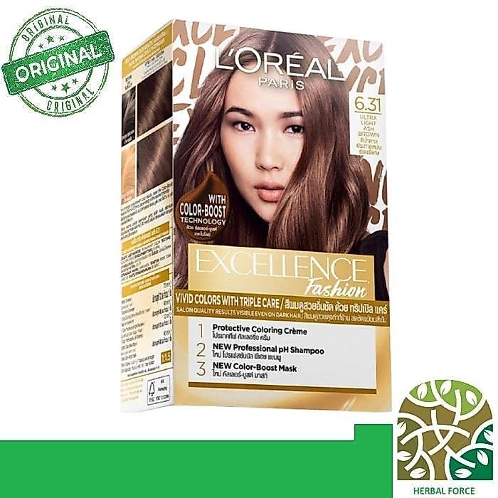 Ready Loreal Paris Excellence Fashion No 6.31 Ultra Light Ash Brown - Pewarna Rambut