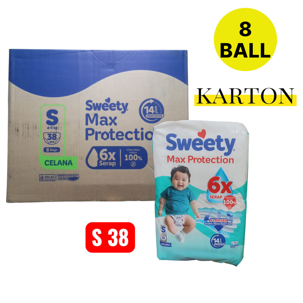 Sweety Silver 1 KARTON 8 BAL - NBS40 (Perekat) / S38 (Celana)