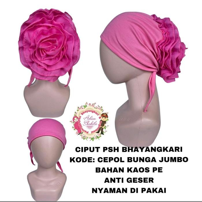 READY | CIPUT BUNGA CEPOL TURKI PSH BHAYANGKARI / HITAM / DHARMAWANITA /PSR BHAY ATAU PSH YKB/PSR YK