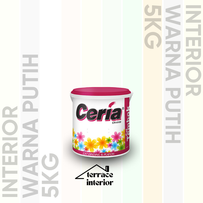 Cat Tembok Interior Propan Ceria  Warna Putih 5 Kg