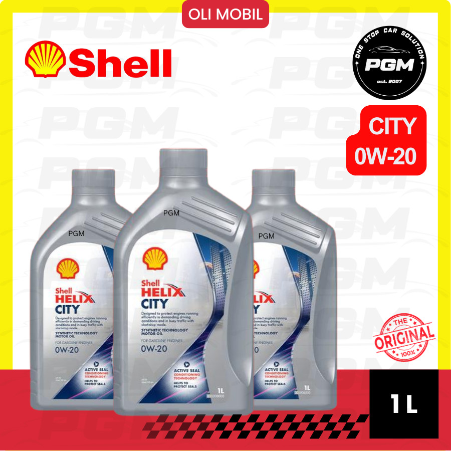 Oli Mobil Shell Helix City SP 0W20 1L (Dijamin Ori 100%)