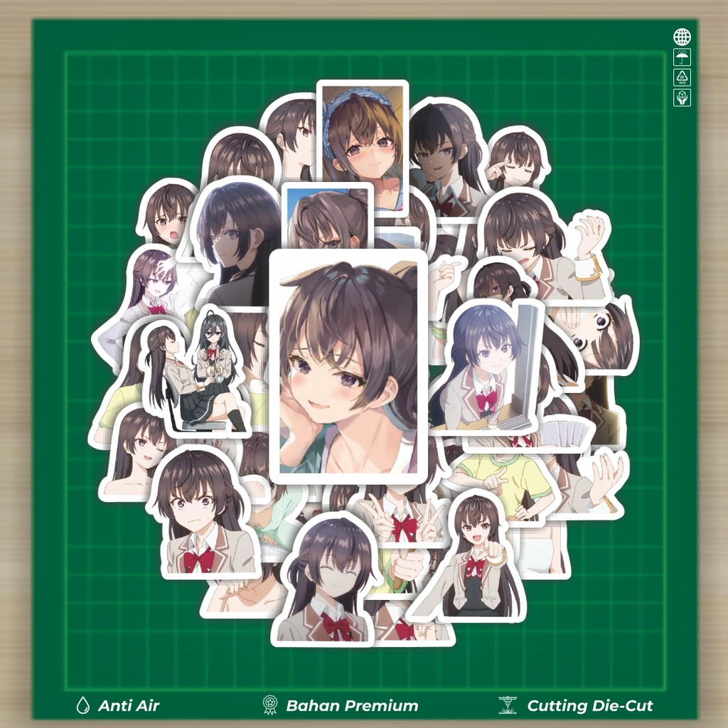 

HOT 50 PCS STIKER Stiker Kartun Funny Yuki Suou Stiker Fashion Cars Decal Dingin Kartu Album Custom Vinyl Anti Air- Sticker Aesthetic Buku Journal Koper Casing HP Tablet Laptop Helm Motor Botol Minum