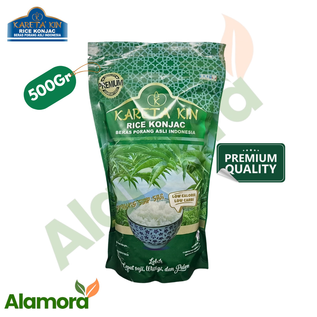 

Kareta Kin Premium Quality Beras Porang Kareta Kin 500gram