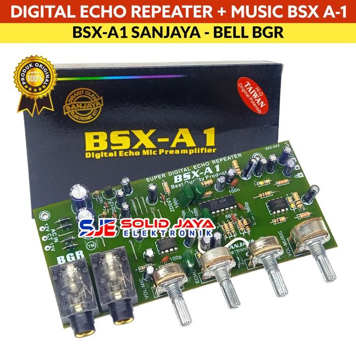 KIT DIGITAL ECHO BSX-A1 REPEATER SANJAYA TONE CONTROL STEREO PLUS ECHO BSX A1 BSXA1 PREAMP PRE AMP D