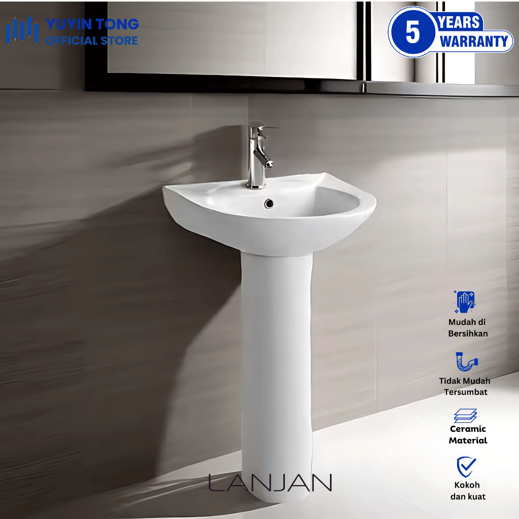 wastafel berdiri+ pedestal - wastafel berdiri wastafel cuci tangan