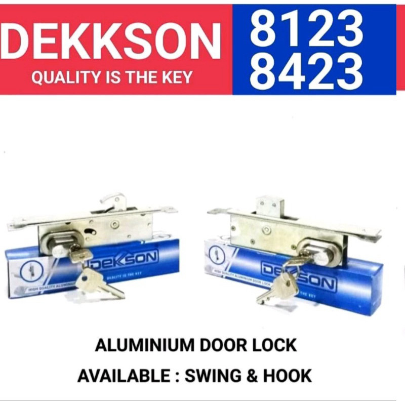 Kunci Sleding & Swing Dekson Aluminium 8423/8123